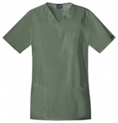 V-Neck Scrub Top-2 Tops