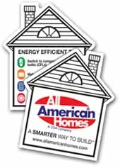 Double Sided House Magnet