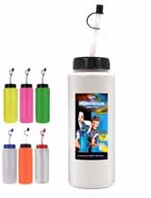 32oz. Sports Bottle With Flexible Straw, Full Color Digital