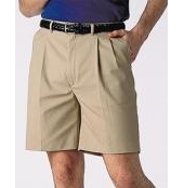Mens Pleated Shorts