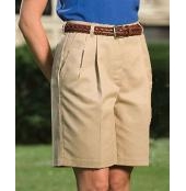 Ladies Pleated Shorts