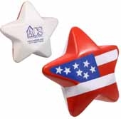 Patriotic Star Stress Reliever