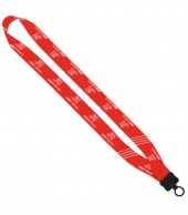 1" Dye Sublimated Waffle Weave Lanyard
