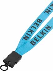 3/4" Cotton Lanyard with Plastic Snap-Buckle Release & O-Ring