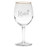11 oz. Wine Glass - Deep Etched