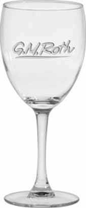 10.5 oz. Nuance Goblet - Deep Etched