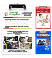 Letter Size Clipboard and Metal Spring Clip