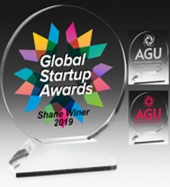 Round Award on Elevated Base