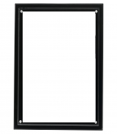 Magnetic Certificate Holder - Clear on Black - 8" x 10" Insert