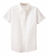 Ladies Short Sleeve White