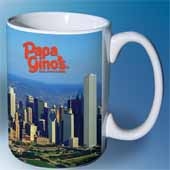 White Mug (15 Oz., Philadelphia Night Skyline Mug Sublimated)