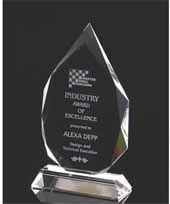 8" OptiMaxx Diamond Flame Award