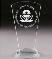 9" Fairmount Crystal Impression Award