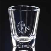 Set of Two Round Shot Glasses (2 Oz.)