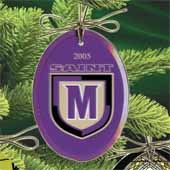 Vertical Oval NanoBrite Ornament