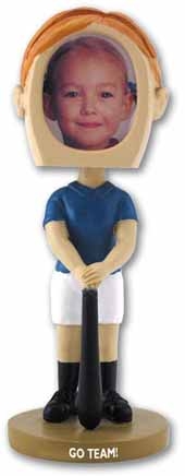Girl's Softball Single Bobble Heads