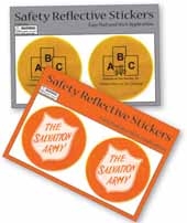 Round Reflective Safety Stickers