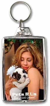 Silver Snap-in Keytag