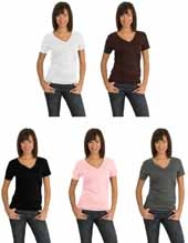District Threads - Junior Ladies Perfect Weight V-Neck Tee