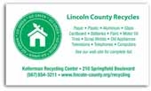 Go Green Business Card Magnet