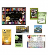 5 Sq Square Corners Flat Flexible Magnet