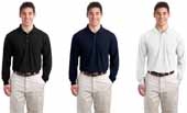 Silk Touch Long Sleeve Sport Shirt With Pocket
