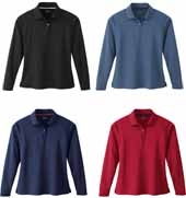 Ladies Long Sleeve Eperformance Pique Polo