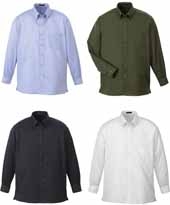 Men's Wrinkle Free Two-ply 80's Cotton Jacquard Taped Shirt