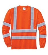 CornerStone® Class 3 LS Snag-Resistant Reflective T-Shirt