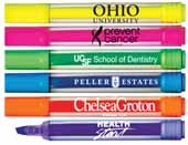 Brite-Spots Broad Tip Jumbo Fluorescent Highlighters-Clear