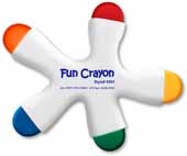 Fun Crayon™ 5 Color Crayon - ASI Product Design Award Winner