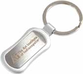 Oval Metal Keytag