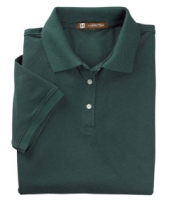 UltraClub® Ladies' Platinum Honeycomb Piqué Polo