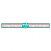 Keyboard/Monitor Calendar | Rectangle with Oval Inset | 1 1/2" x