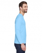 UltraClub Adult Cool & Dry Sport Long-Sleeve Performance Interloc