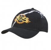 Brushed Heavy Cotton with Lightening Bolt Embroidery