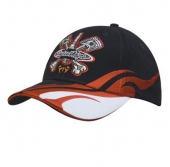 Brushed Heavy Cotton with Blaze Embroidery on Peak and Side