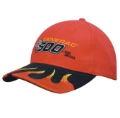 Brushed Heavy Cotton with Peak Flames