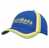 Brushed Heavy Cotton with Inserted Trim to Peak & Crown