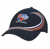 Brushed Heavy Cotton with Wave Embroidery