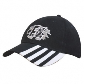 Brushed Heavy Cotton with Laminated Peak Inserts