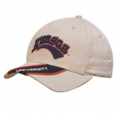 Brushed Heavy Cotton with Peak Insert & Piping