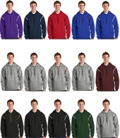 Sport-Tek® Tech Fleece Colorblock Hooded Sweatshirt