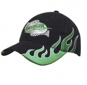 Brushed Heavy Cotton w/ Flame Embroidery