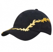 Brushed Heavy Cotton with Lightning Bolt Embroidery