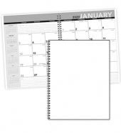 Standard Year Desk Planner with Custom Cover