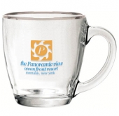 16 oz. Glass Bistro Coffee Mug