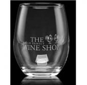 17 oz. Vina Stemless White Wine - Deep Etched