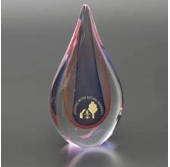 Teardrop Art Glass