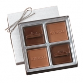 Custom Chocolate Squares Gift Box (2 1/2oz.)